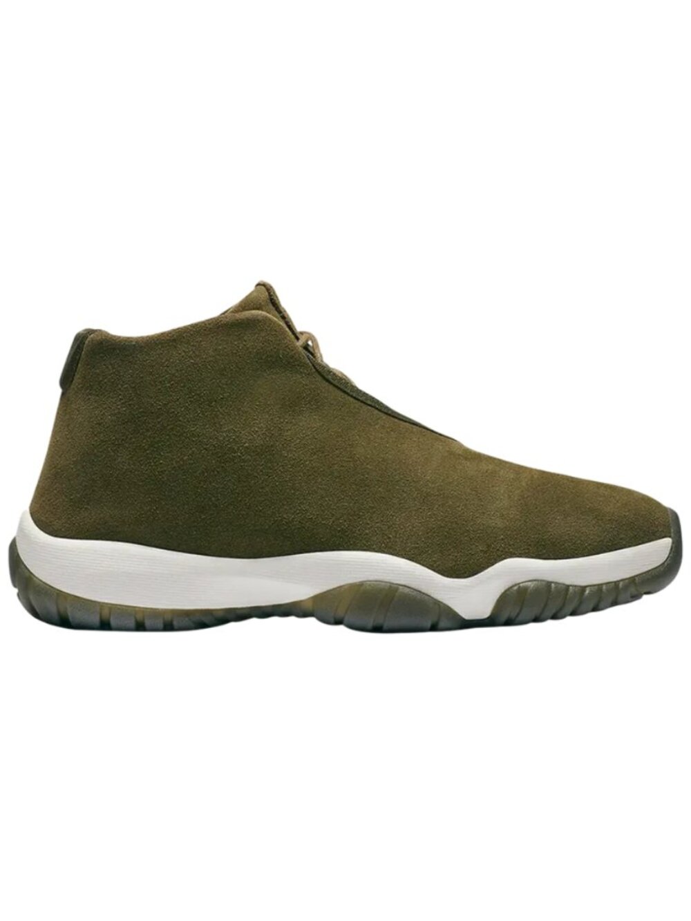Nike Women's Air Jordan Future Sneakers in Olive Canvas Green Size 8.5